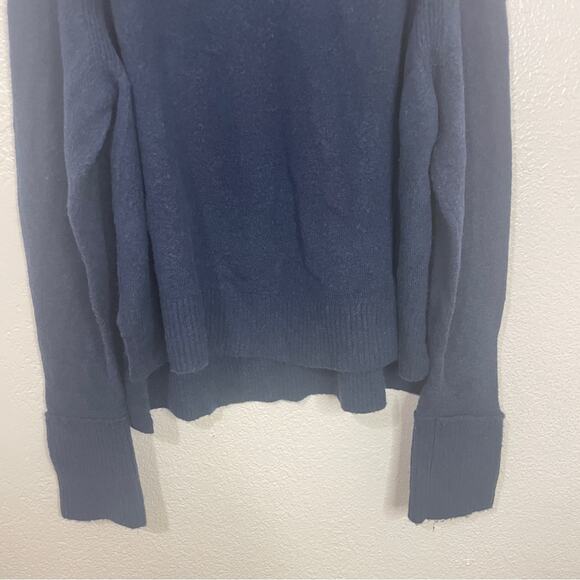 J. Crew Navy Blue Cuffed Sleeve Turtleneck Sweater Size XL - Picture 2 of 11